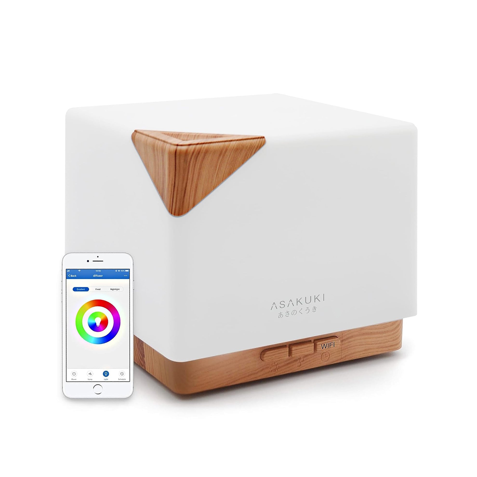 ASAKUKI CUBE Öldiffusor mit WiFi
