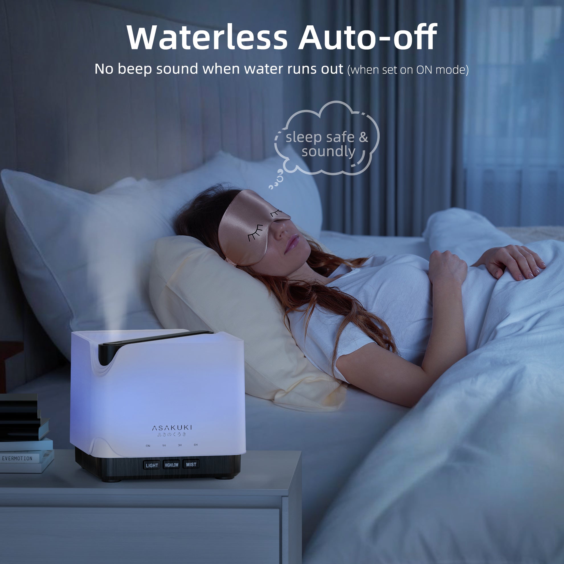 UPGRADE Cube Black Essential Oil Diffuser