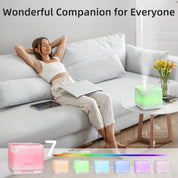 UPGRADE Cube White Essential Oil Diffuser