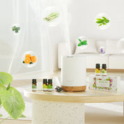 Dew Plus Light Wood Diffuser with 6Pcs*10ml Essential Oil set