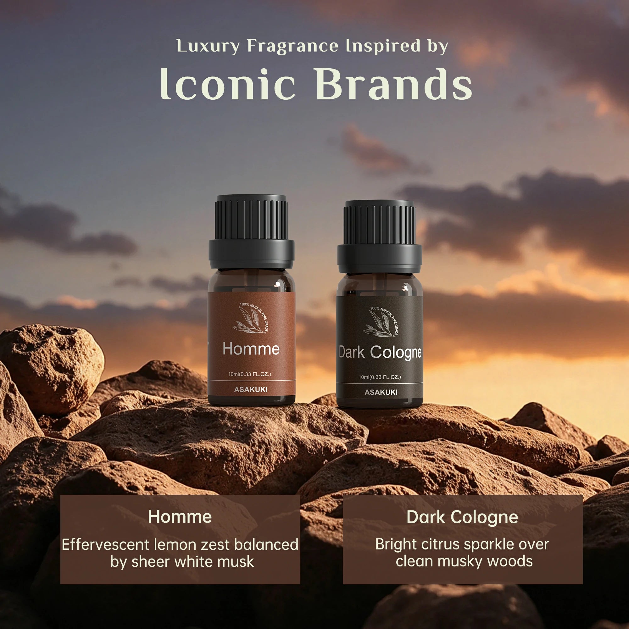 Gentleman’s Codes Essential Oil Set 6pcs*10ml