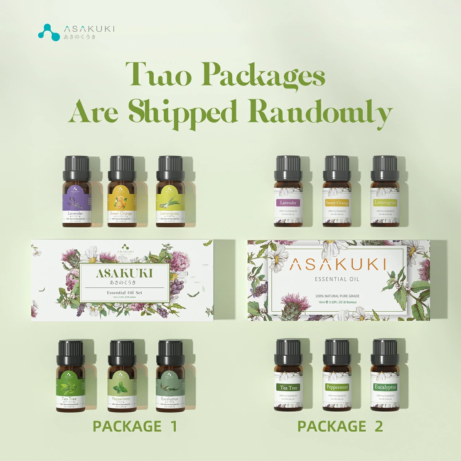 TOP6 Essential Oils Set 6pcs*10ml