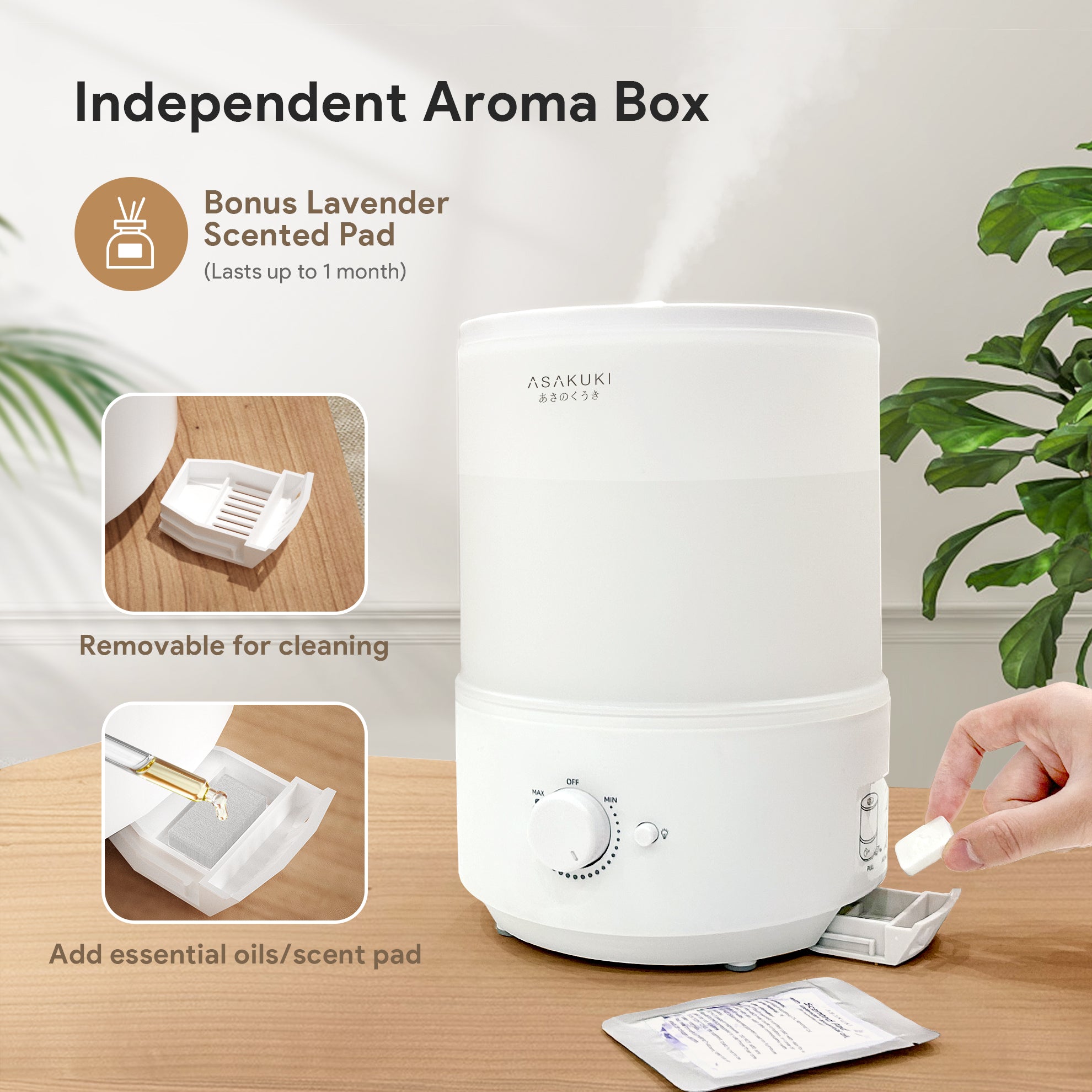 MOCO 3L Ultrasonic Cool Mist Humidifier