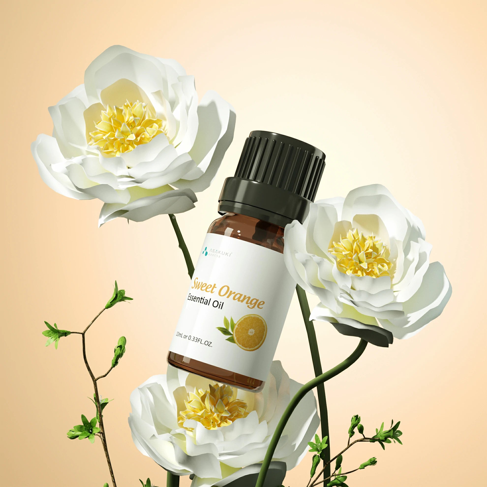 Spring White Wood Diffuser with 8pcs*10ml Oils