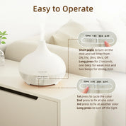 Spring White Wood Diffuser with 8pcs*10ml Oils