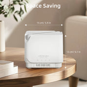 UPGRADE Cube White Wood Essential Oil Diffuser