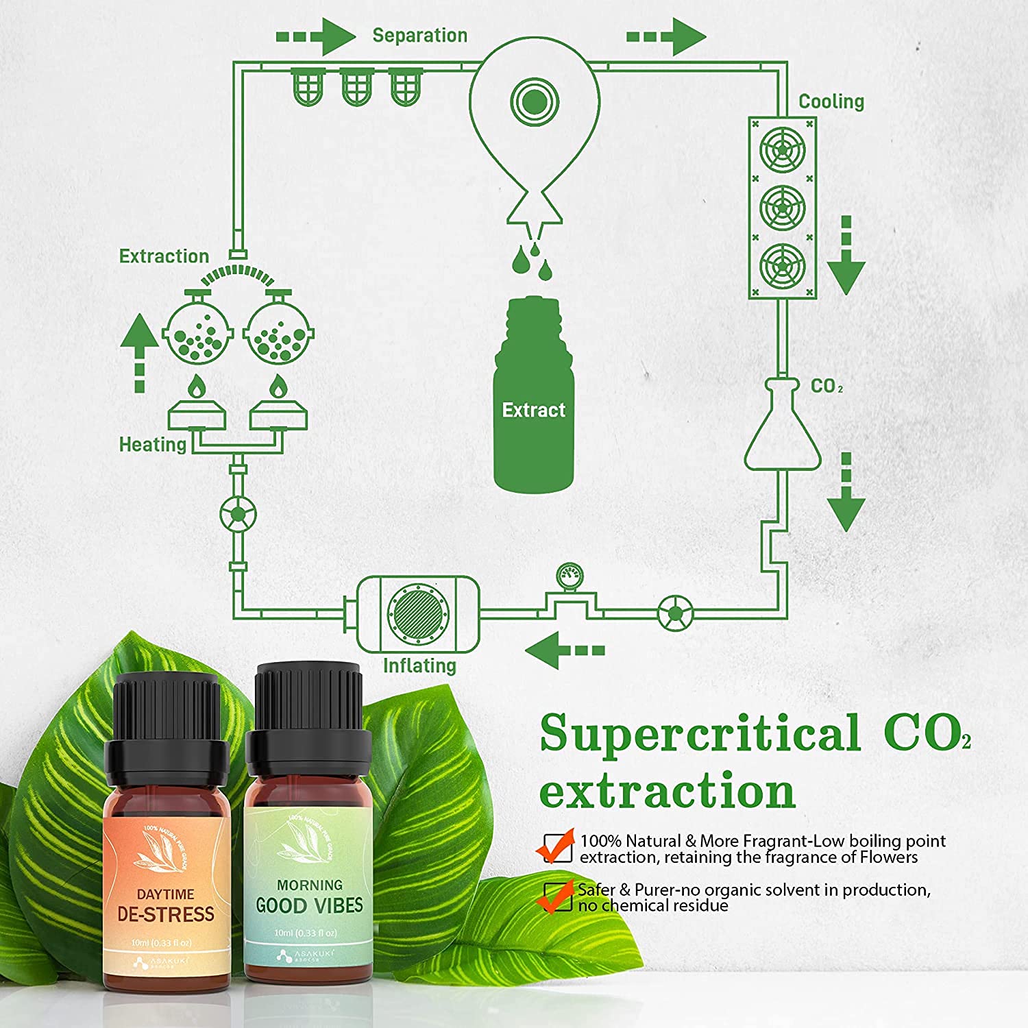 Wellness Blend Essential Oils Set - Asakuki