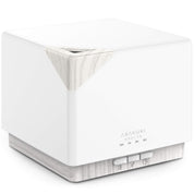 Cube White Wood Essential Oil Diffuser - Asakuki