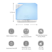 Cube White Wood Essential Oil Diffuser - Asakuki