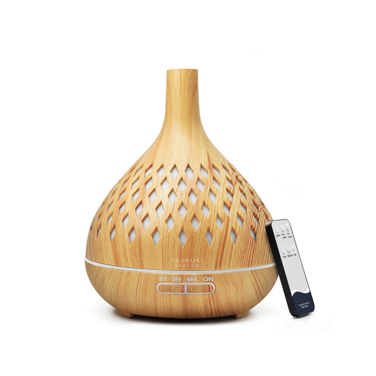 ASAKUKI Vase Oil Diffuser With Remote
