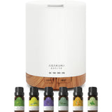 Dew Plus Light Wood Diffuser with 6Pcs*10ml Essential Oil set