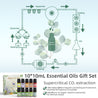 ASAKUKI 300ml Essential Oil Diffusers with 10Pcs*10ml Pure Essential Oil Gift Set - Asakuki