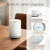 Dew Plus White Wood Essential Oil Diffuser