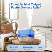 4L Top Fill Cool Mist Humidifier