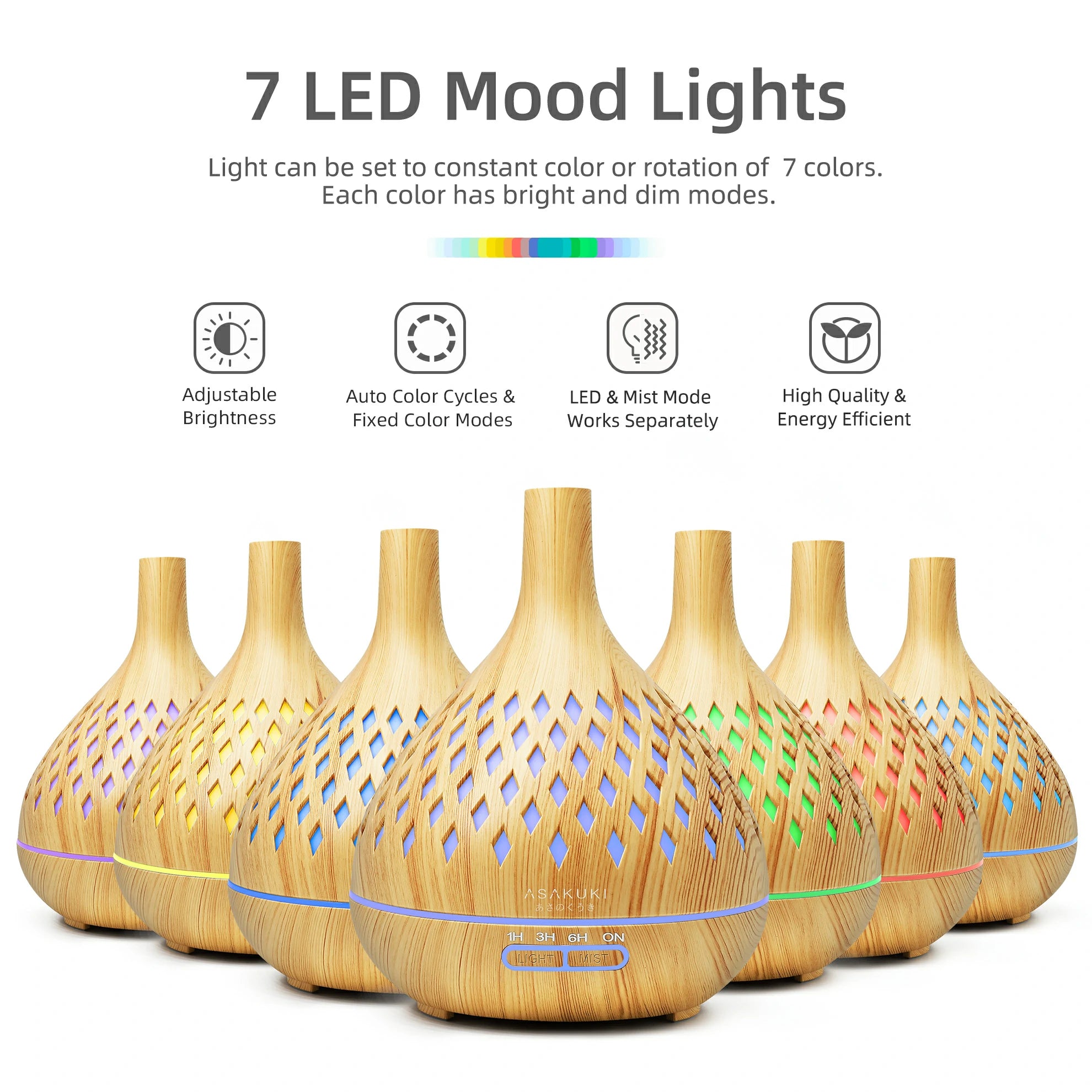 400ml Vase Essential Oil Diffuser