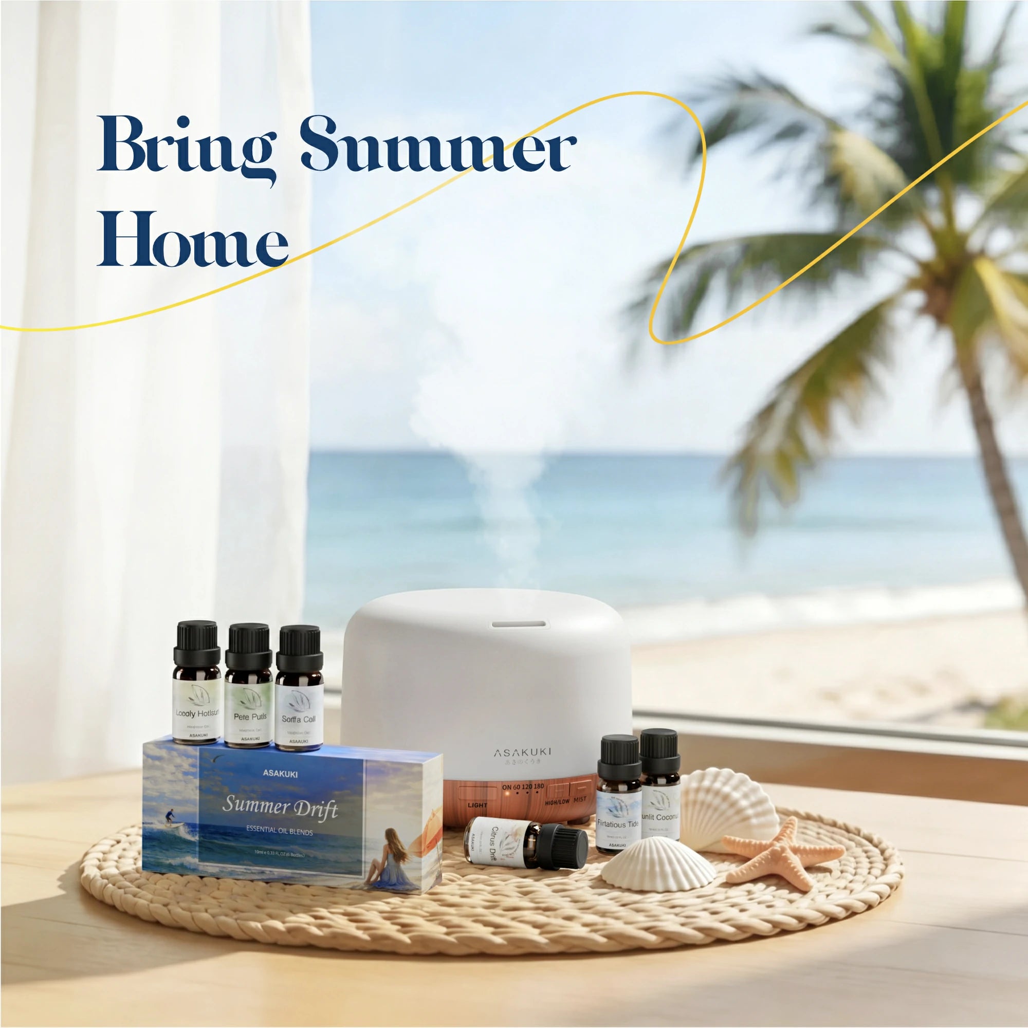 Summer Drift Essential Oil Set 6pcs*10ml