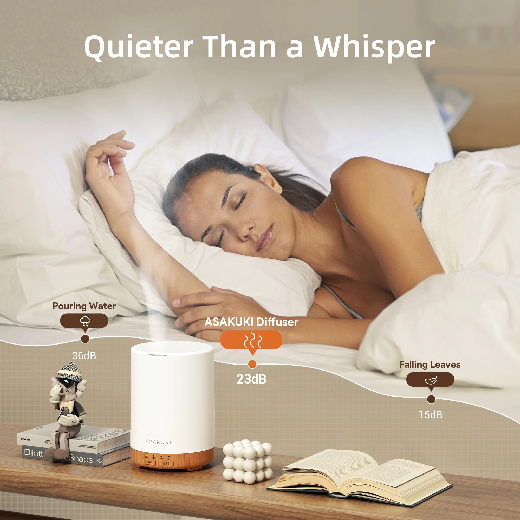 Dew Plus Light Wood Essential Oil Diffuser