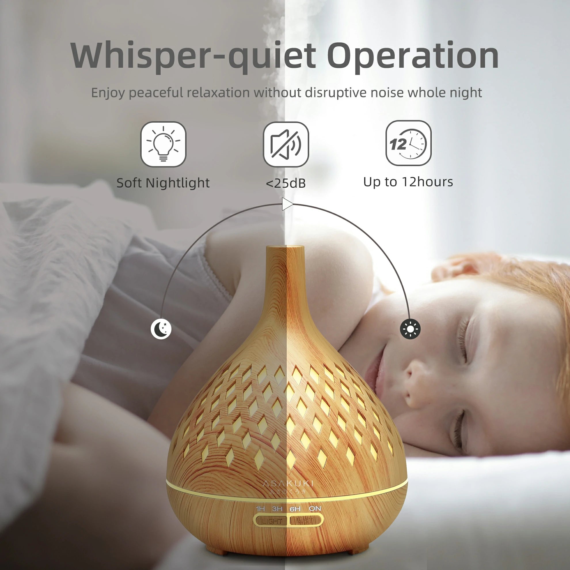 400ml Vase Essential Oil Diffuser