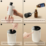 Waterless Essential Oil Diffuser with 6 × 10ml Well-Being Essential Oils