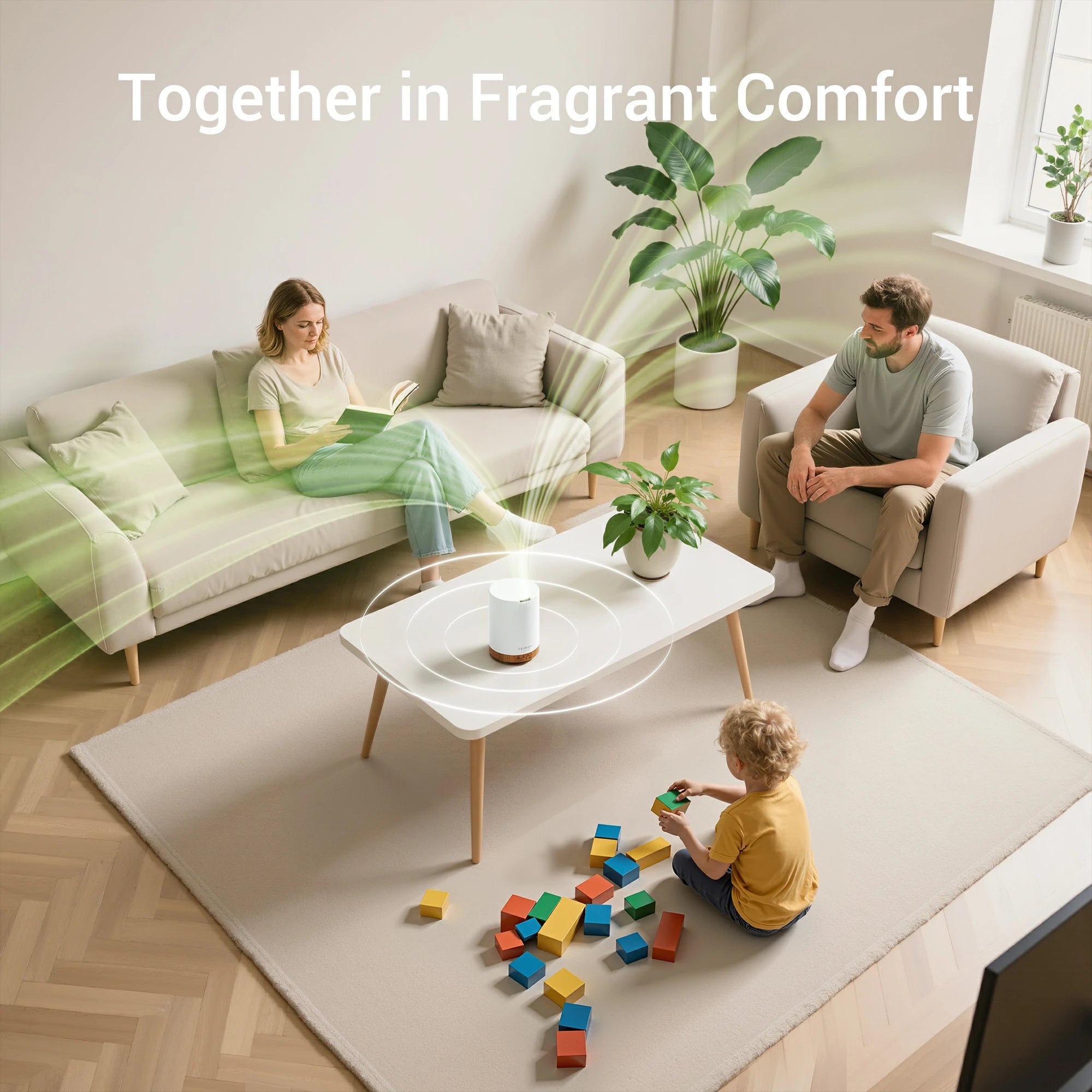 Dew Plus Light Wood Essential Oil Diffuser