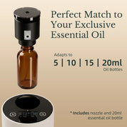 Waterless Essential Oil Diffuser with 6 × 10ml Well-Being Essential Oils