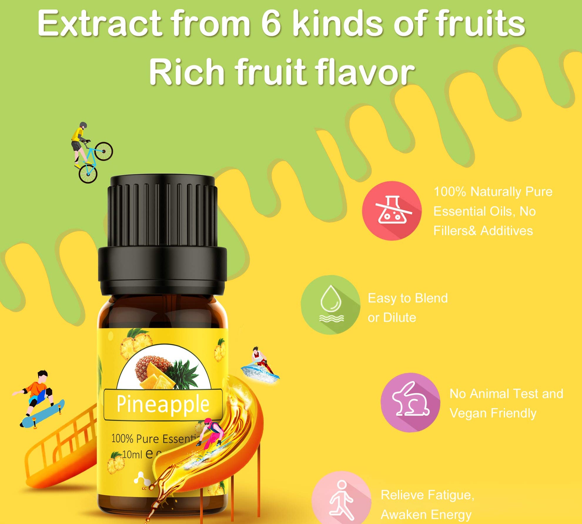 Fruit 6 Essential Oils Set - Asakuki