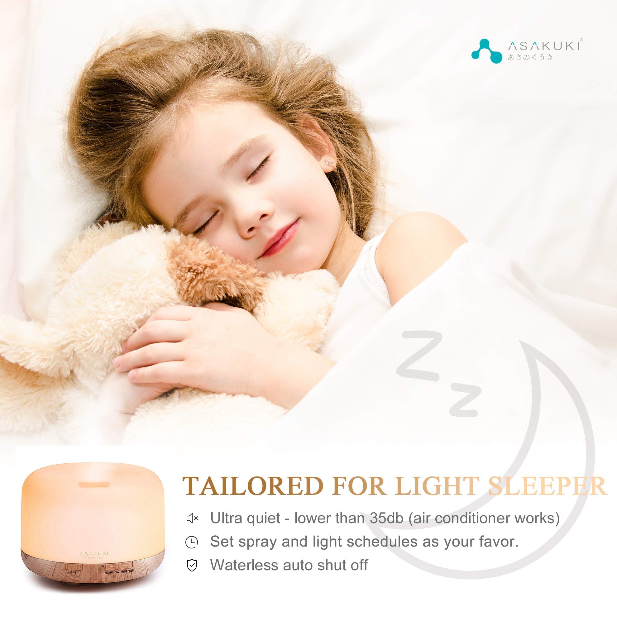 Rock Smart Wi-Fi Essential Oil Diffuser - Asakuki