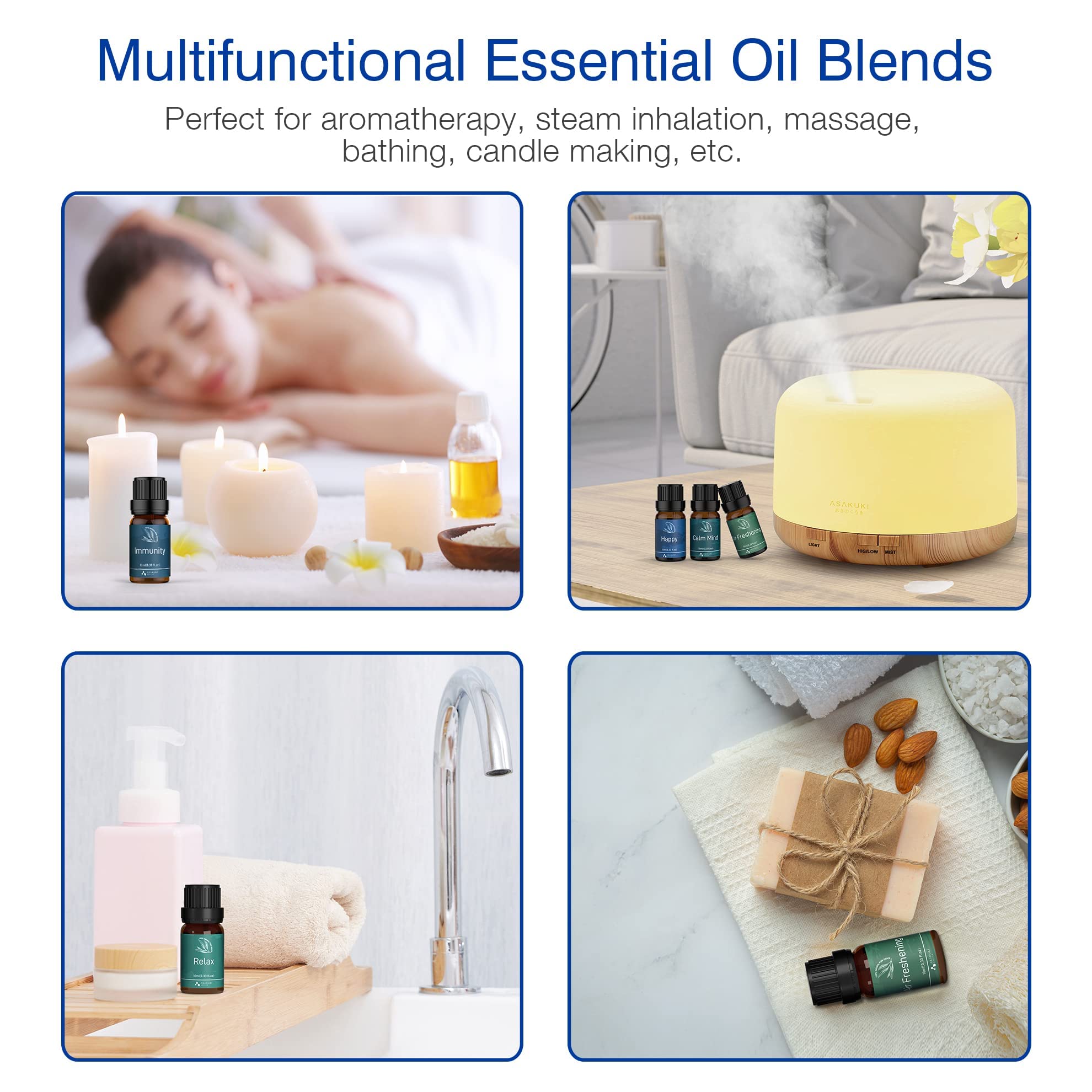 Well-Being Essential Oil Set - Asakuki