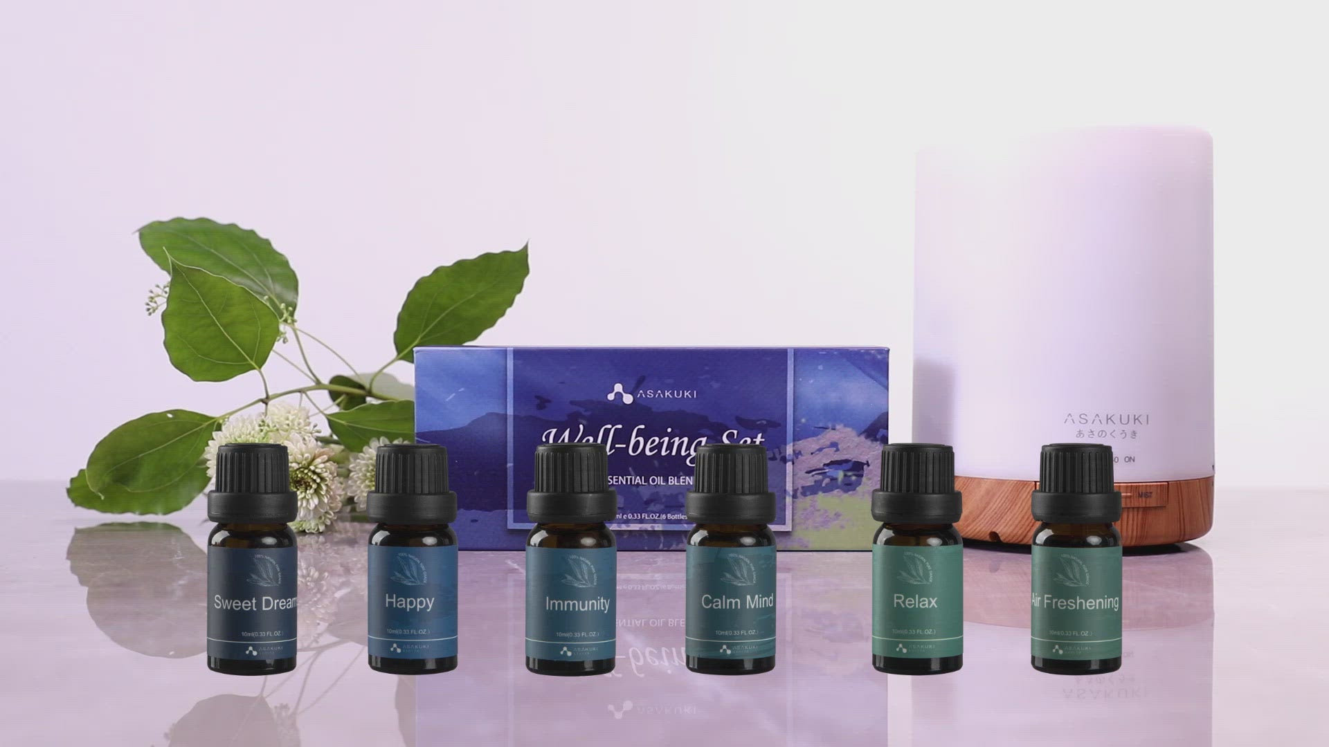 Well-Being Essential Oils Set 6pcs*10ml