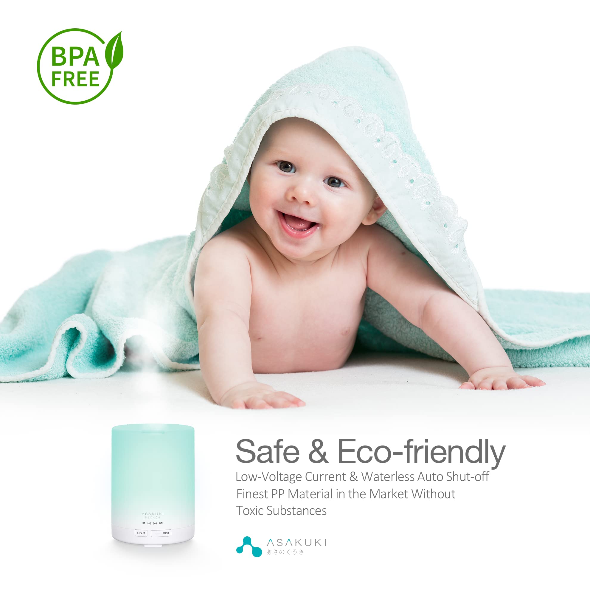 Dew Plus Pure Wood Essential Oil Diffuser - Asakuki