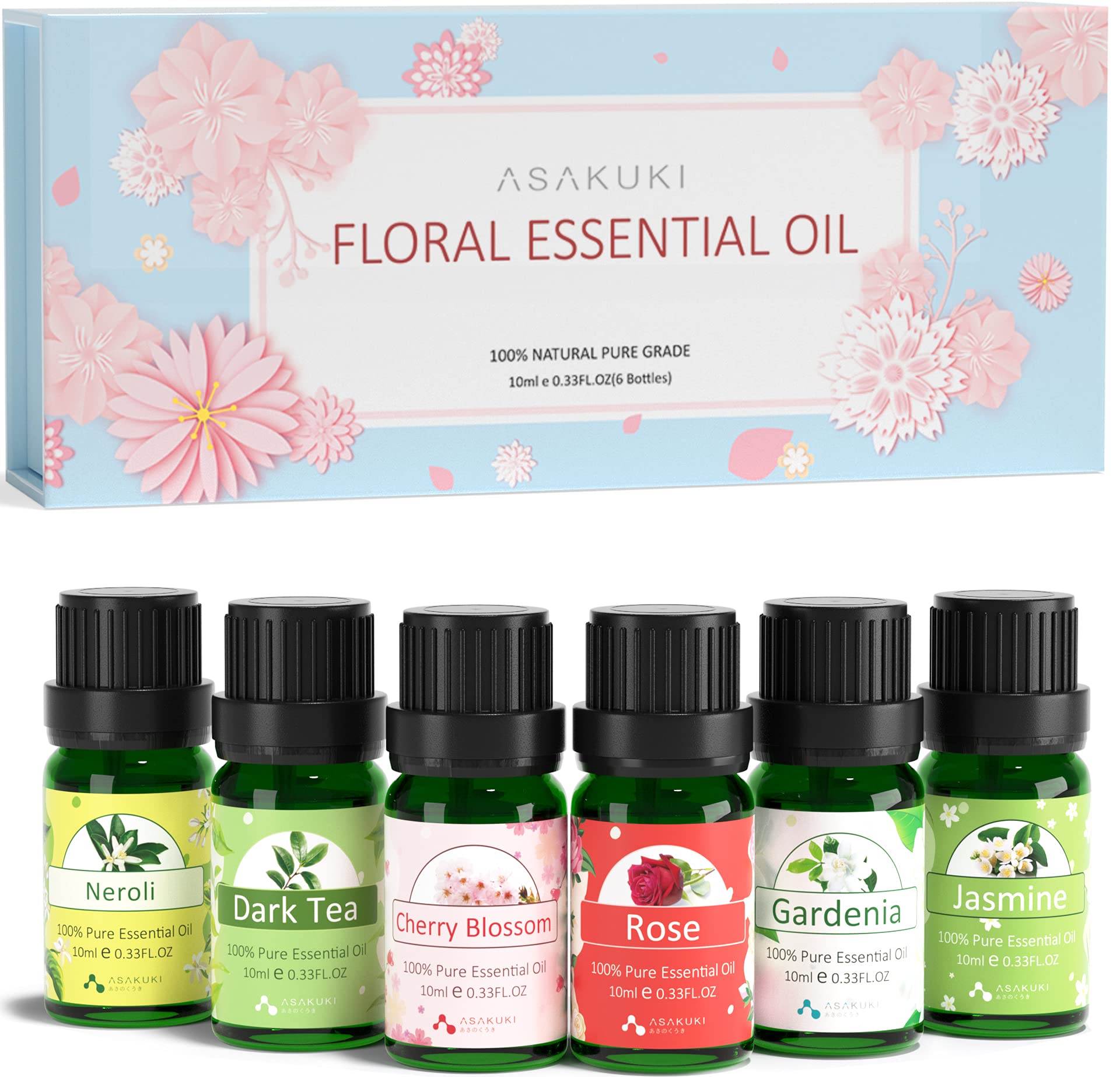 Floral 6 Essential Oils Set